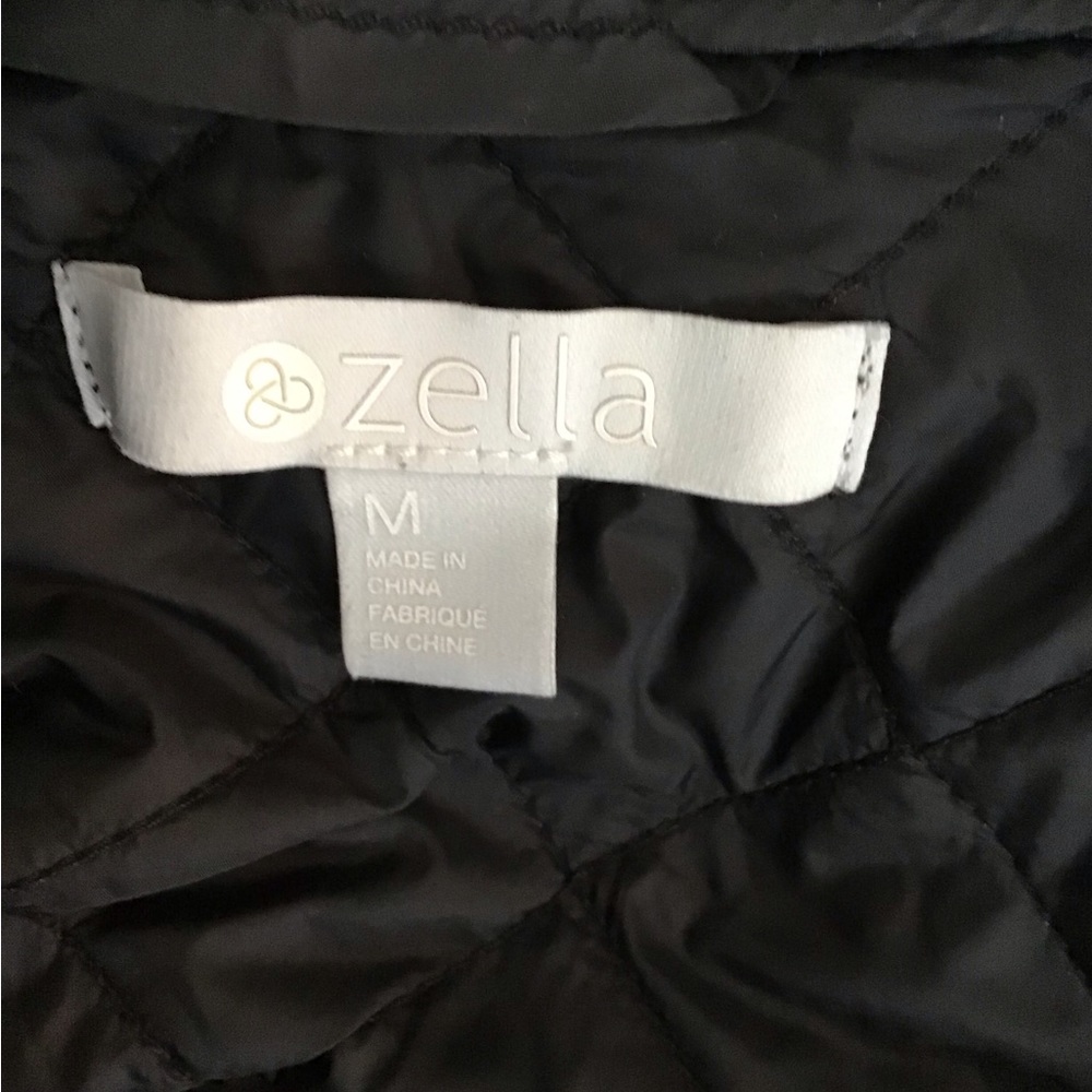 ZELLA Longline Quilted Bomber Jacket | Size M - Picture 8 of 10